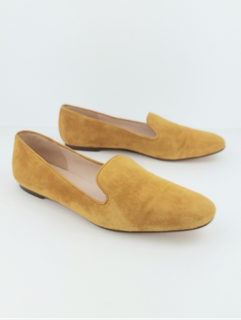 J. Crew Suede Smoking Loafers Cider Tan 8.5